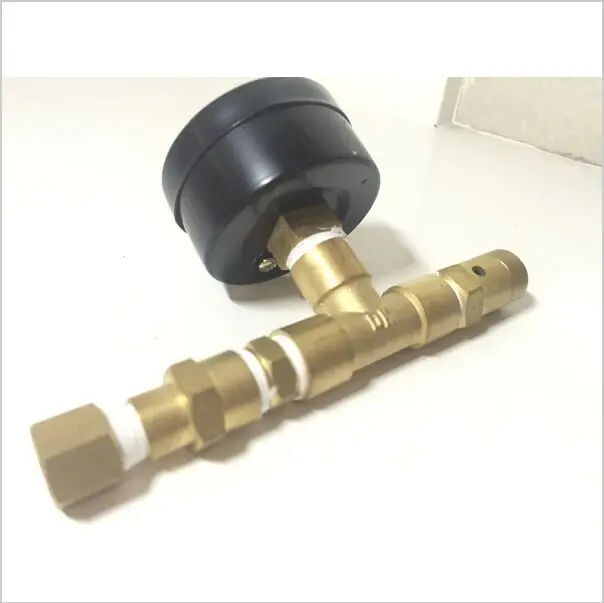 Adjustable Pressure Relief Valve with Guage, Home Brew Beer Ball Lock