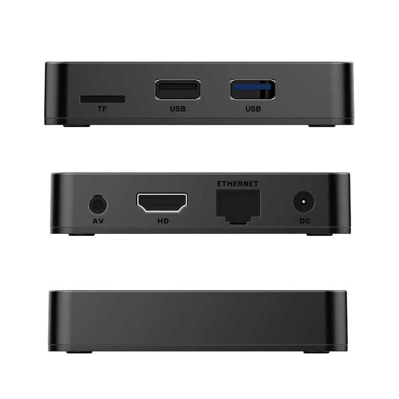 Android8.1 TV Box 4GB 64GB Amlogic S905X2 Quad Core Smart Mini Streaming Media Player 2.4G/5.8G Dual Band Wifi Bluetooth