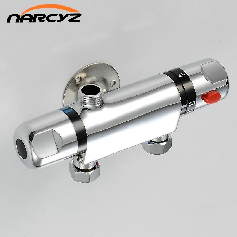 Wall Mounted Two Handle Thermostatic Shower mixer Thermostatic faucet