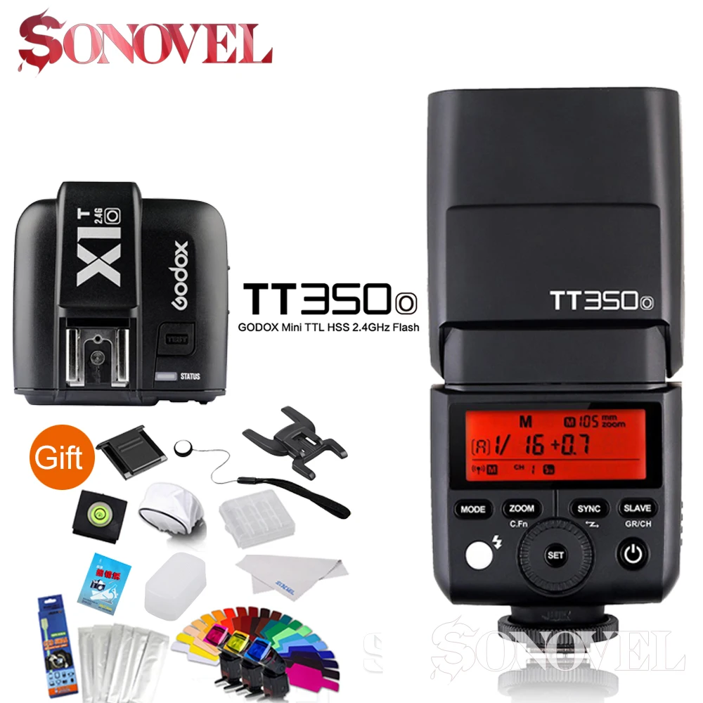 

Godox Mini Speedlite TT350O Camera Flash TTL HSS GN36 +X1T-O Transmitter for Olympus/Panasonic Lumix