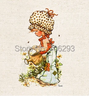 9 шт./компл. покрашенного вручную из хлопка и льна с Стёганое Одеяло Ткань для DIY Швейные лоскутное одеяние hometextile Декор 20 см X 20 см для девочек со своим хобби