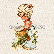 9 шт./компл. покрашенного вручную из хлопка и льна с Стёганое Одеяло Ткань для DIY Швейные лоскутное одеяние hometextile Декор 20 см X 20 см для девочек со своим хобби