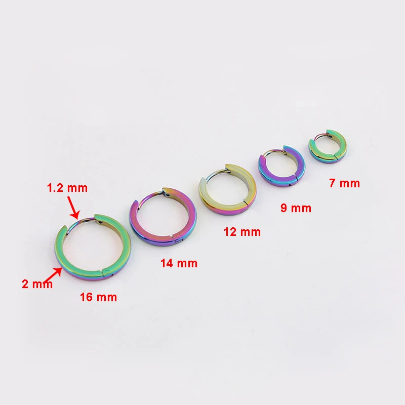 Alisouy,, 1 пара, мужские круглые серьги из нержавеющей стали, крутые серьги-гвоздики для мужчин, дизайнерские, серебристые, черные, золотые, цветные, 4 цвета