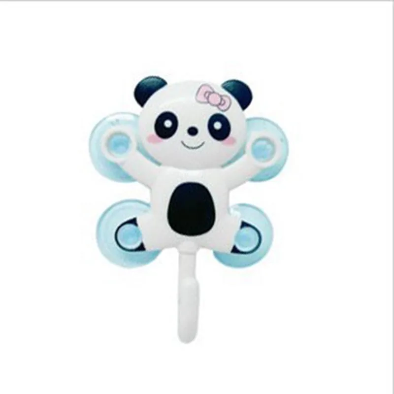 

Cute Cartoon Animal Strong Sucker Suction Hook Baby Bathroom Key Towel Hanger Holder Hooks Home Kitchen Accessories