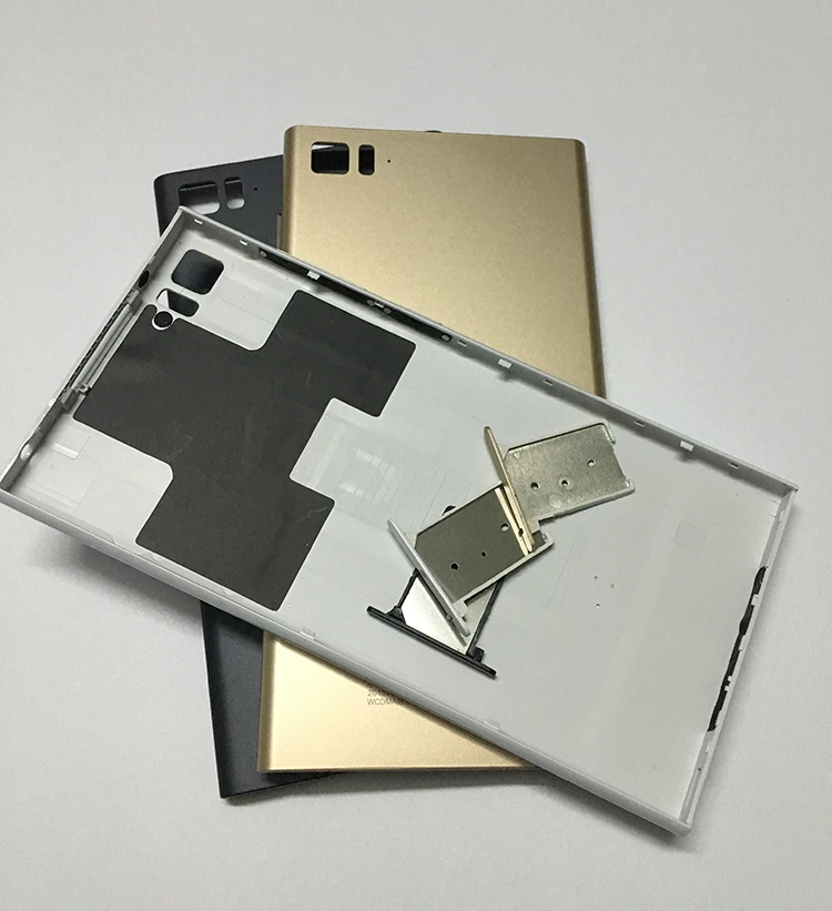 

New Back Shell Housing Door Battery Cover Case For Xiaomi 3 M3 Mi3 With Sim Card Tray + Power Volume Buttons
