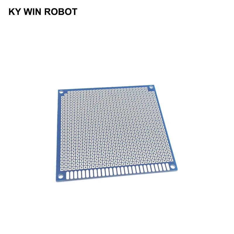 1 шт. 8x8 см 80x80 мм синий Односторонний Прототип PCB универсальная печатная плата для Arduino