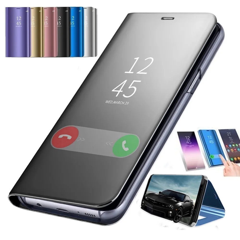 Умный зеркальный флип-чехол для Samsung Galaxy S10 Plus S10e M20 M10 чехол телефона роскошный