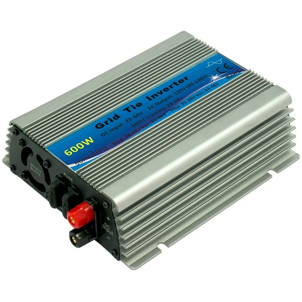 Inversor de Onda Solar na Grade Mppt Micro Senoidal Energia Tie Pura 22-60v dc To120v ou 230v ac 600w Cheap Inversores solares