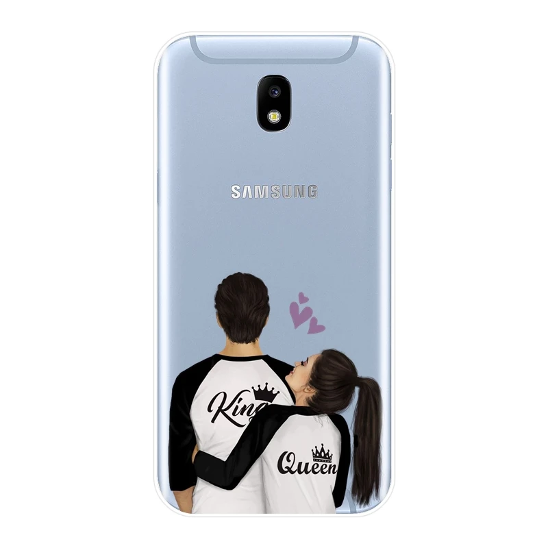 Мягкий чехол для телефона из силикона Samsung Galaxy J3 J5 J7 2015 2016 2017 пара задней части