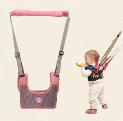 

Baby toddler with basket-type breathable seat belt dual-use auxiliary children's belt baby pull-up learning belt with seat belt
