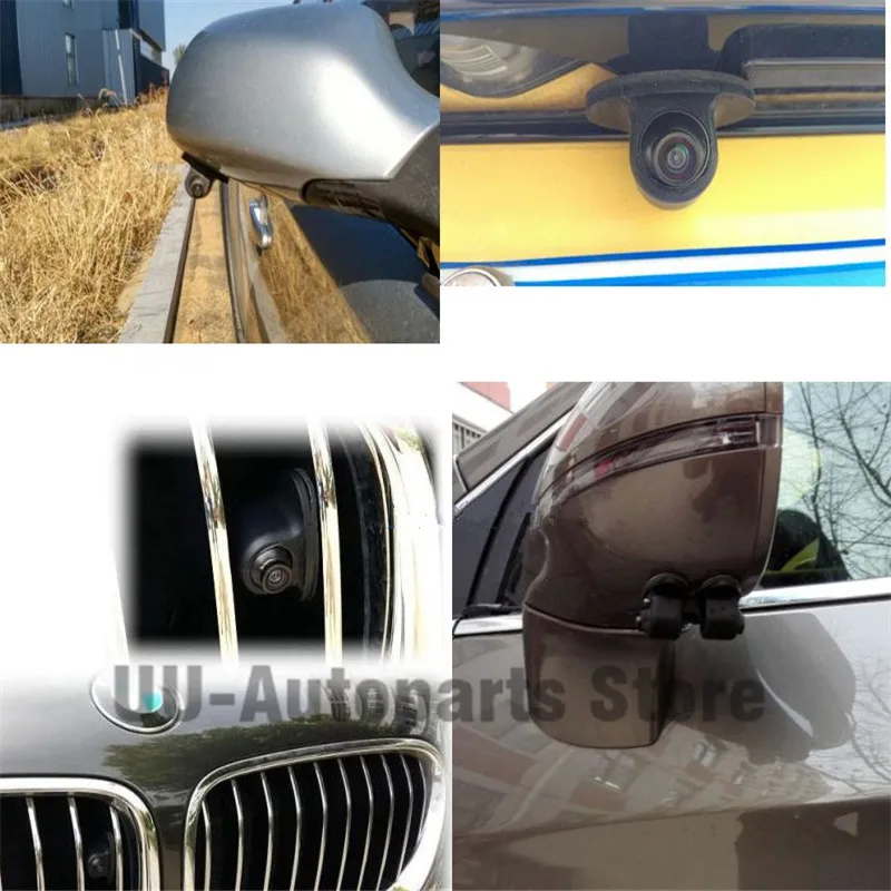 Вращающаяся на 360 градусов Водонепроницаемая мини камера заднего вида для