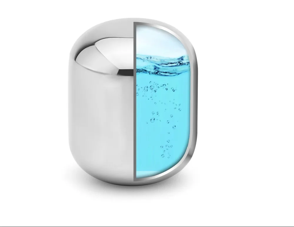Оригинальный кубик льда Circle Joy из нержавеющей стали 304 моющаяся льдогенератор для
