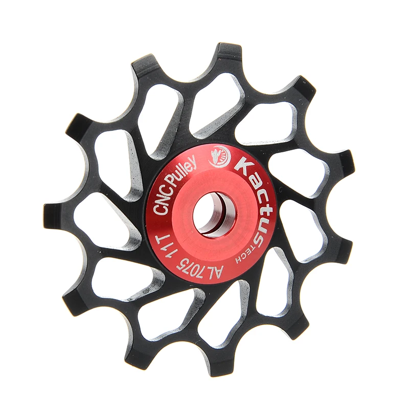11T Ceramic Pulley CNC Machined Bicycle Rear Derailleur Steel Bearing Wheel MTB Road Bike Guide Roller Bearing Part Accessory Set 9g (3)