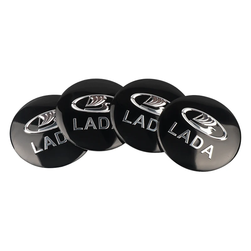 

4pcs/set Car styling 56mm Car wheel Center Dust cover badge sticker Decal For Lada Niva Kalina Priora Granta Largus Vaz Samaraz