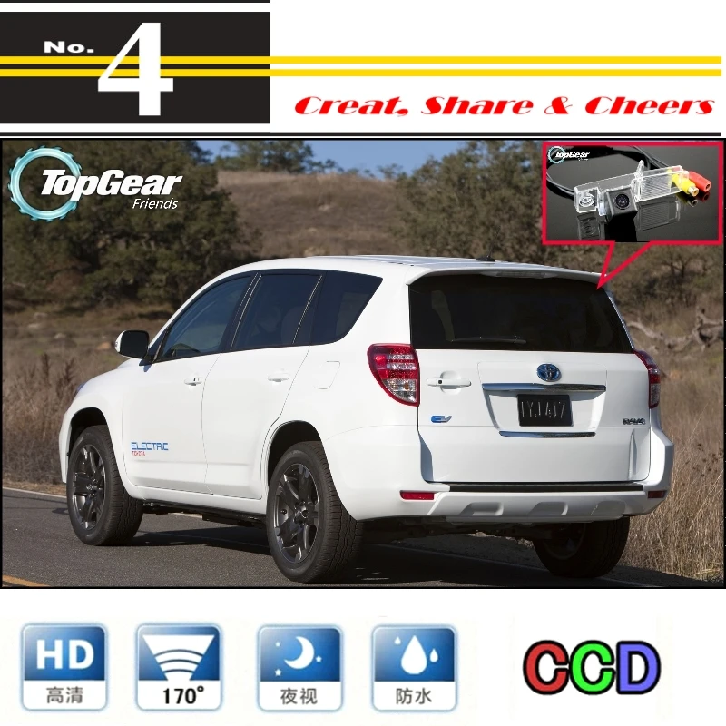 

Car Camera For TOYOTA Vanguard RAV4 RAV-4 RAV 4 XA30 High Reverse Rear View Back Up Camera For PAL / NTSC / CCD + RCA Standard