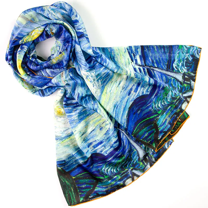 thick silk scarf