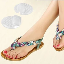 1 пара силиконовых подушечек против Рубин/царапин, сепаратор для педикюра Protector, инструмент для ухода за ногами, невидимая Подушечка для ног, Вьетнамки