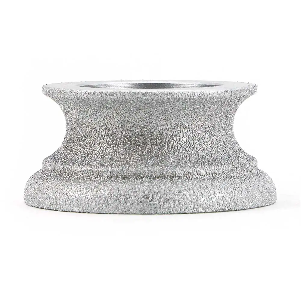 3 inch Brazing diamond grinding wheel of Dragon curve edge for quartz stone, marble, granite, ceramic, artificial stone GJ023