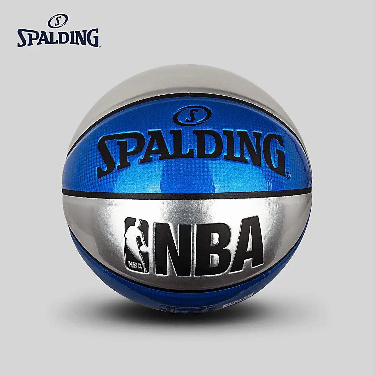 Настоящий зеркальный баскетбольный мяч серии Spalding Nba, Официальный Размер 7, мужской мяч для тренировок, баскетбольный мяч 76-113y