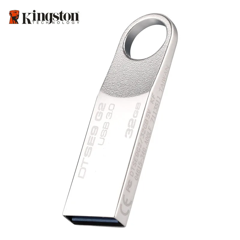 Kingston Original 32 ГБ 64 128 Pendrive Metal Custom DIY логотип Прямая поставка персонализированный