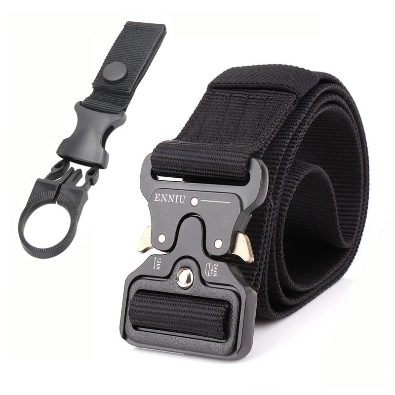 

Tactical Belts Military Nylon Belt SWAT Army Gear Combat Automatic Buckle Belts Casual Mens Outdoor Hunting Training Waist Strap