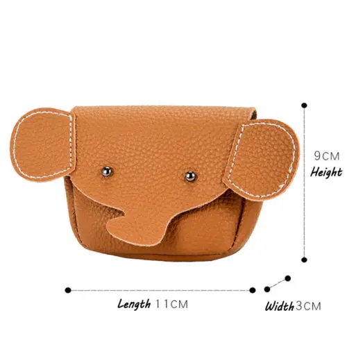 الفتيات أزياء لطيف Catoon بو الفيل حقيبة يد المحفظة الصليب الجسم حقيبة الطفل هدية تخزين أكياس حقيبة مدرسية سفر منظم الحقيبة