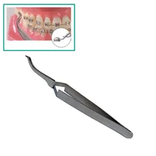 1 piece Dental Buccal Tube Tweezers Orthodontic Surgical Device Forceps dental stump tweezers tooth removal tweezers minimally invasive grip tooth forceps