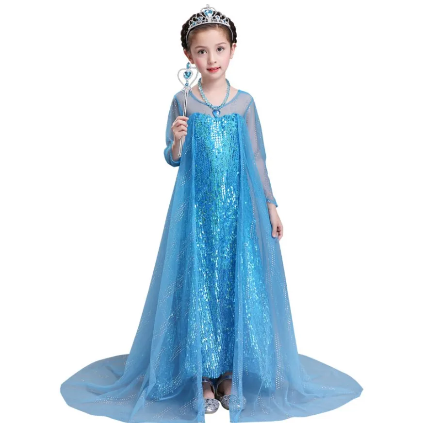 Baby Girls Dress Christmas Cosplay Costume Summer Dresses Girl Lace Princess Dresses For Birthday Party Prom Dresses 3-10 Years