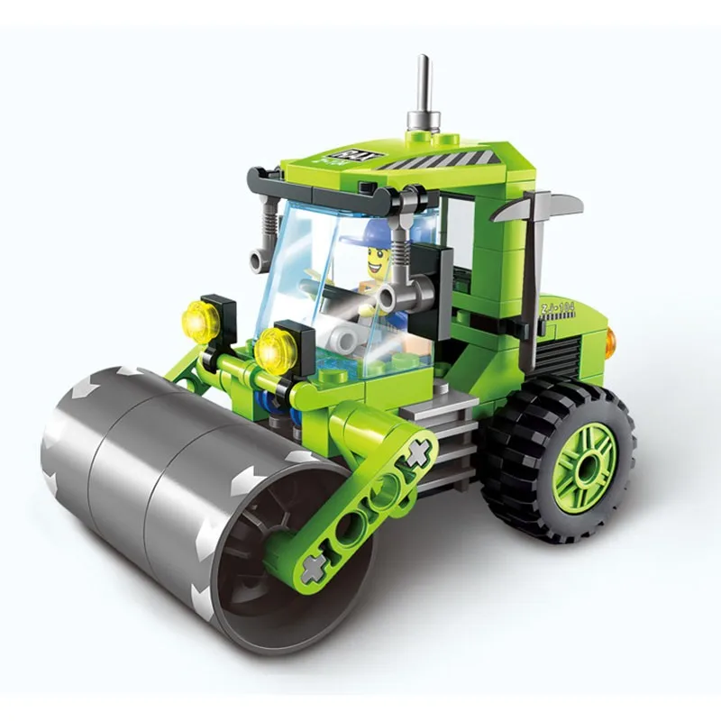 ENLIGHTEN City Construction Road Roller вилочный погрузчик трактор уборочная машина грузовик