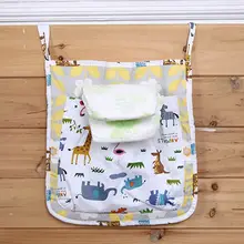 Органайзер для детской коляски Подставка под поднос многослойная мультяшная сумка для хранения висячая хлопковая многофункциональная сумка для младенцев