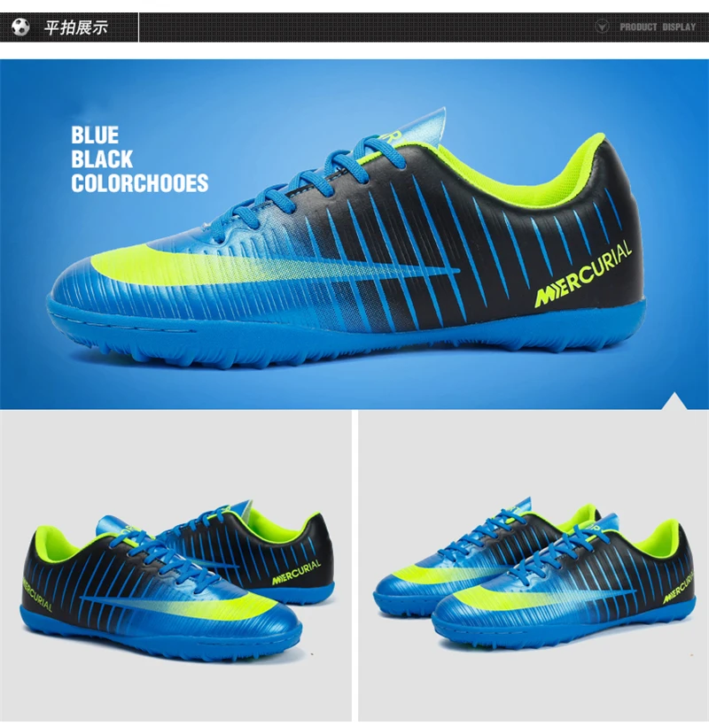 HUMTTO Soccer Shoes Men Outdoor Non Slip Football Sport Shoes Male Professional Cleats Lightweight Futsal Athletic Soccer Shoes