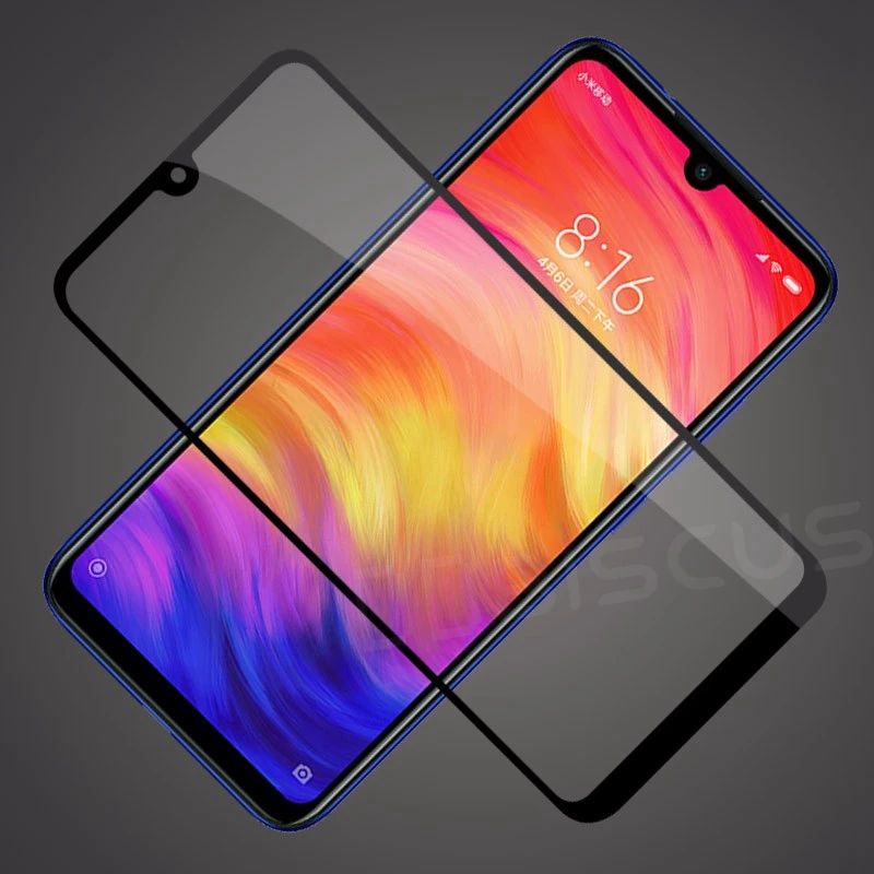 Xiaomi Redmi 7 Защита для экрана с полным покрытием закаленное стекло Note зеркальная
