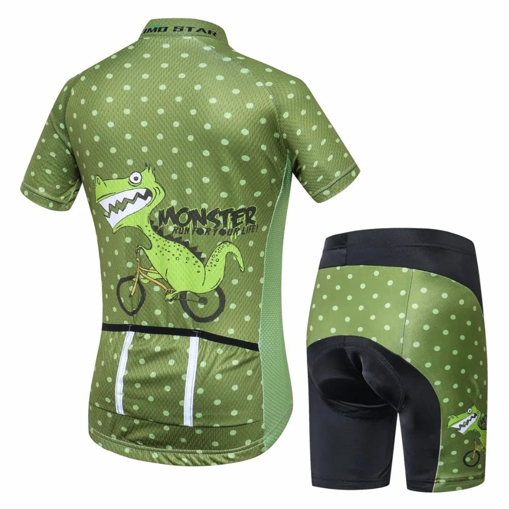 Summer Kids Cycling Set Bike Jersey Shorts suit Children Road Mountain MTB Bicycle Clothes Boys Maillot Ropa Ciclismo Top bottom