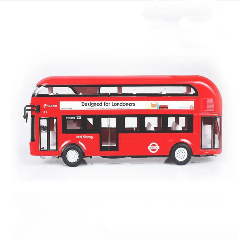 City Bus Music Light Toy Designed for Londoners Kids Children Playing Game (1)