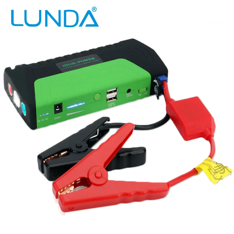 Lunda Portable Mini Jump Starter Car Jumper Booster Power Mobile Phone