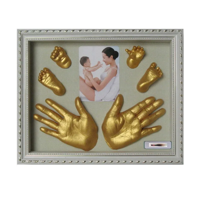 

Novelty 3D Plaster Handprint Footprint Baby Mould Party Supplies Home DIY Gift Decoracion Hand Footprint Makers Baby Souvenirs