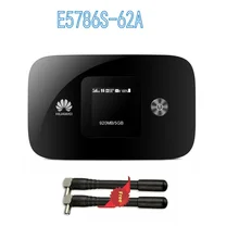 Разблокированный huawei E5786s-62a 4G LTE Advanced 300 Мбит/с 4G Карманный Wi-Fi маршрутизатор+ 2 шт антенна