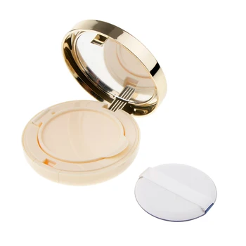 

Empty Luxurious Make-up Powder Container Air Cushion Puff Case with Sponge Powder Puff and Extra Inner Foundation Holder