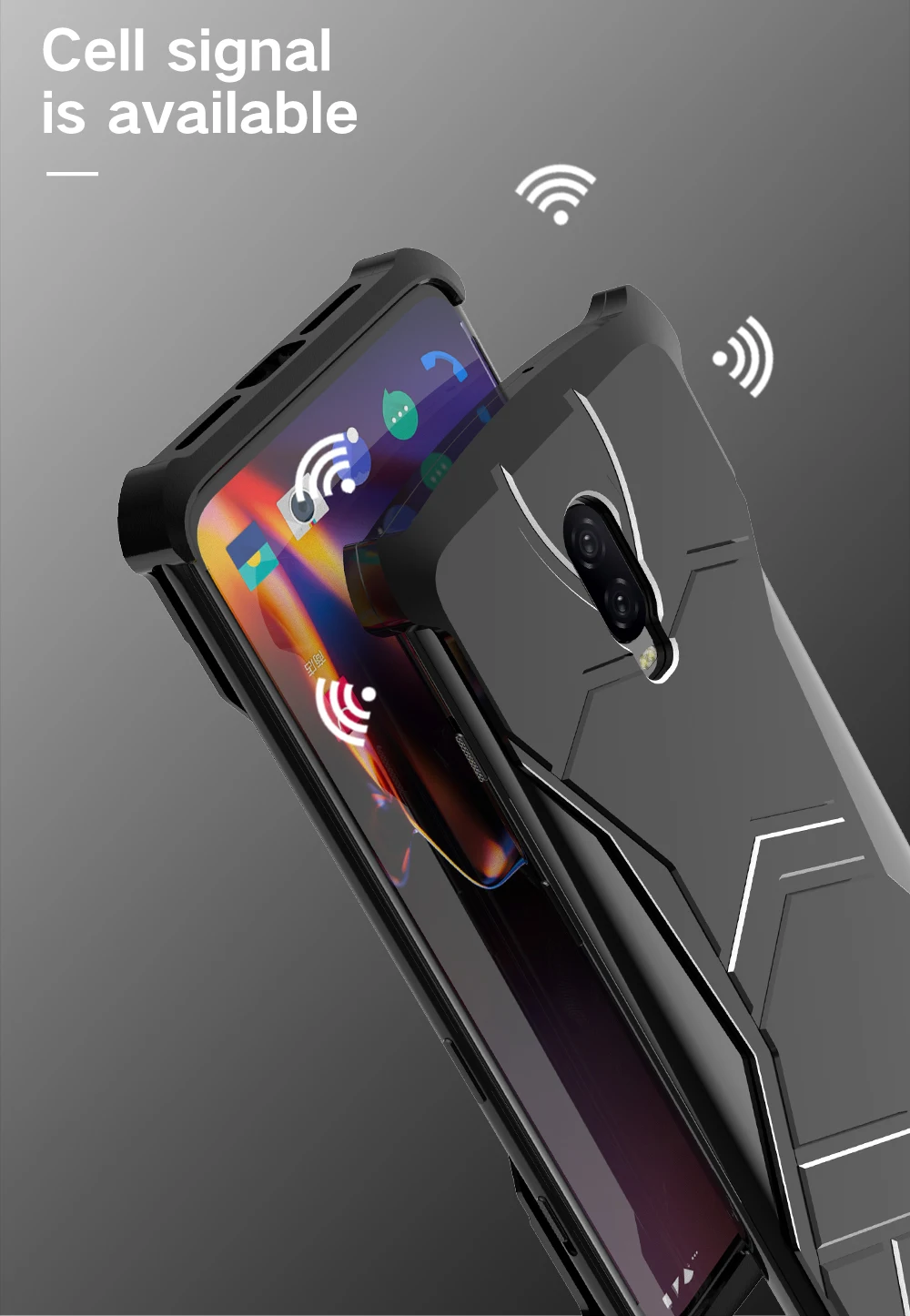 R-Just роскошный пантера чехол для телефона Магнитный для Oneplus 6T Алюминиевый бампер Магнитная Защитная крышка оболочки для Oneplus 6T