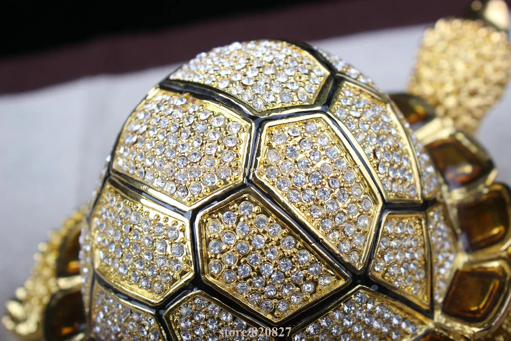 Большой размер faberge искусственная Бриллиантовая коробка драгоценный камень в