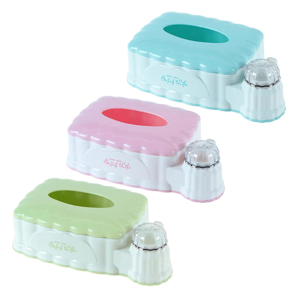 

Creative Tissue Dispenser Box Plastic Napkin Facial Paper Multifunctional Container With Toothpick Holder Seat Cover For Kitchen