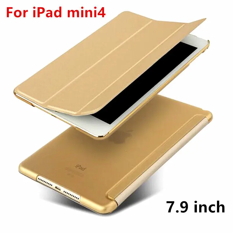

Case For Apple iPad mini 4 Protective Smart cover Protector Leather PU Tablet For iPad mini4 Sleeve cases Covers 7.9 inch