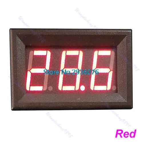 

2017 NEW Voltage Panel Meter 3Bit Digital Display Voltmeter Mini 4.5-30V DC LED MAR18_15