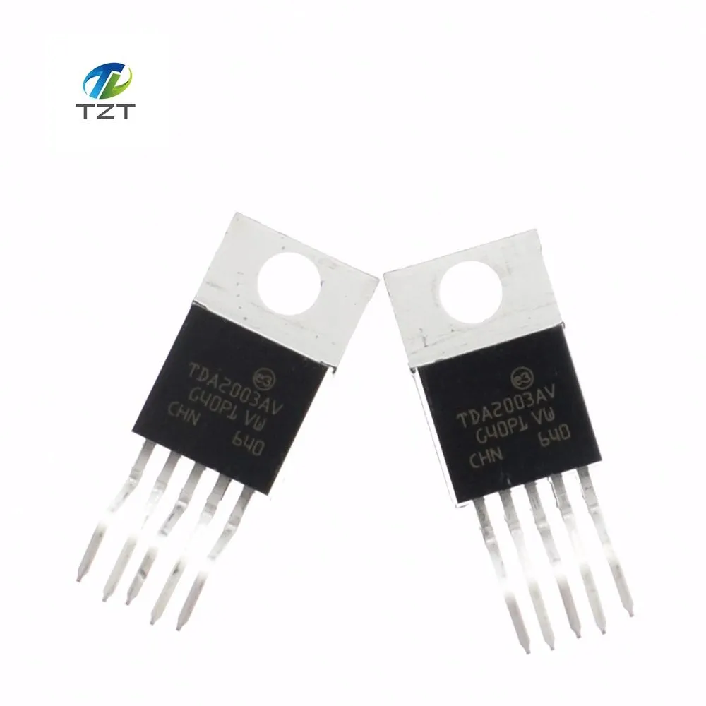 

10pcs/lot TDA2003 TDA2003AV 2003 TO220 Audio power amplifier chip