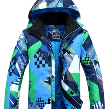 Gsou Снежная мужская синяя лыжная куртка, ветрозащитная водонепроницаемая куртка для сноубординга, теплая спортивная куртка для улицы, Анорак, S-XL