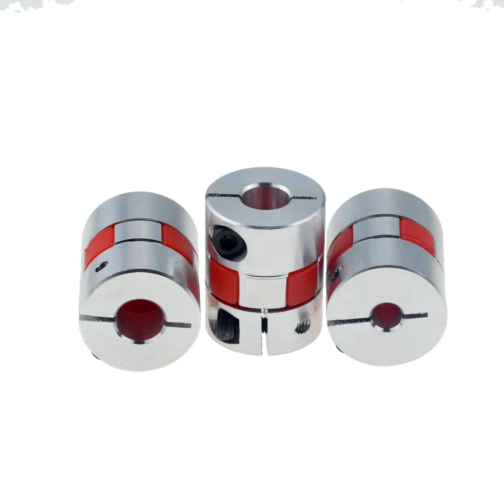 Shaft Coupler 4pcs/lot XB Coupler D20L25 Aluminum Plum Flexible Shaft Coupling Motor Connector Solid Rubber Pad 6/6.35/8/10/mm