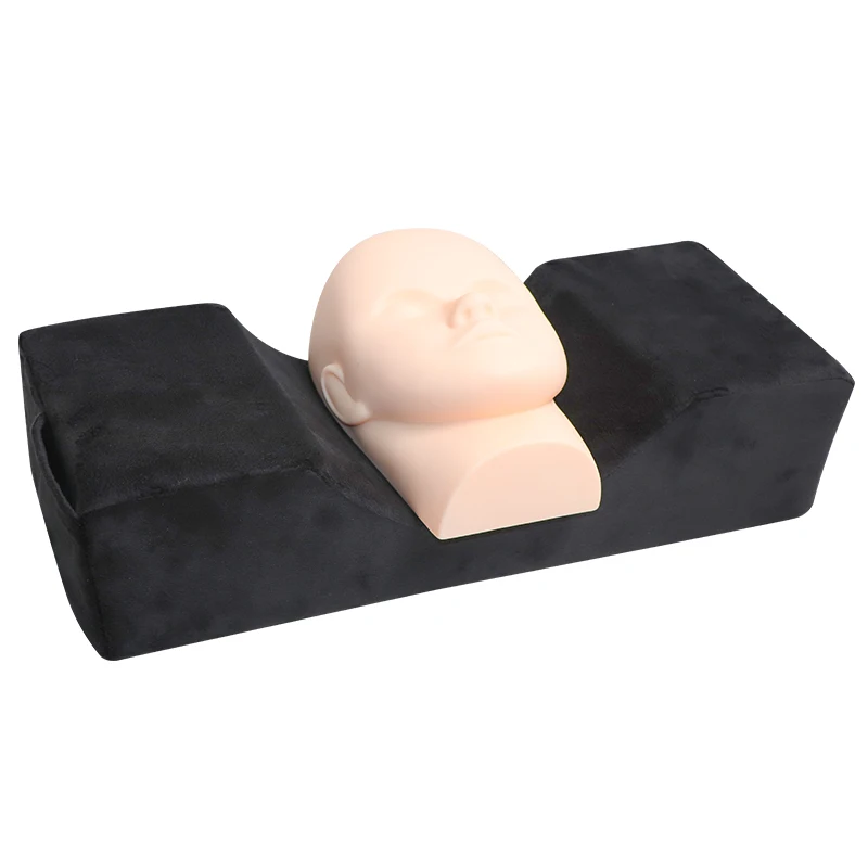 

Eyelash Pillow for salon PU Flnnel Pillow for lashes Do Private label Eyelash extension Pillow Sofy Sponge Memory beauty salon