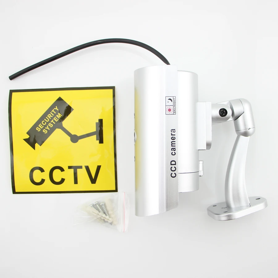  Free Shipping Fake Dummy Camera Bullet Waterproof Outdoor Indoor Security CCTV Surveillance Camera  - 32819365795