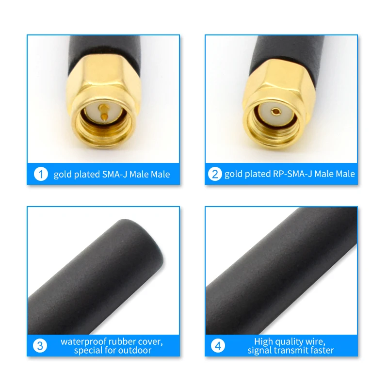 2.4G/3G/4G/5G Antenna Omni-directional SMA Male Connector Router External WIFI Antennas Network Signal Amplifier Booster 2.4G/3G/4G/5G Antenna Omni-directional SMA Male Connector Router External WIFI Antennas Network Signal Amplifier Booster
