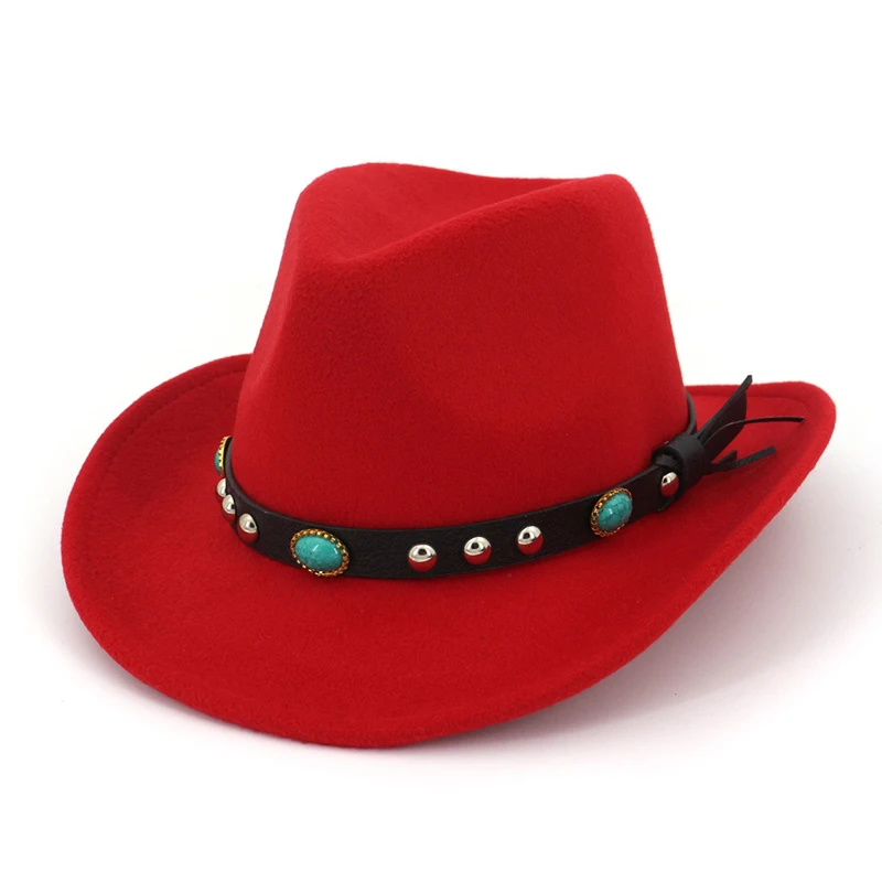 Bull Rider Jazz Fedora Sunhat для мужчин и женщин, фетровые шляпы с лентой, ковбойская шляпа в западном стиле, черная, 6 цветов, шляпа-котелок для унисекс